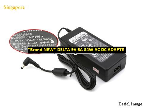 *Brand NEW* 9V 6A 54W AC DC ADAPTE DELTA EADP-54HB A EADP-54HB POWER SUPPLY - Click Image to Close